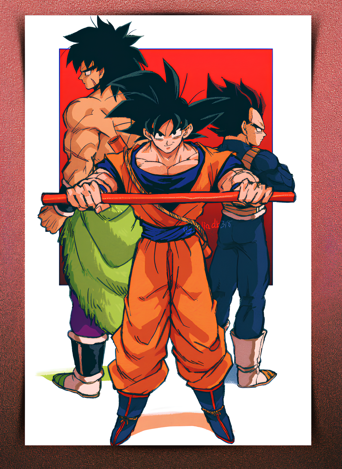 Saiyan Warriors Wall Poster