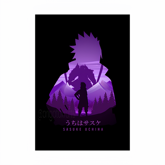 Sasuke Uchiha Custom Portrait Poster