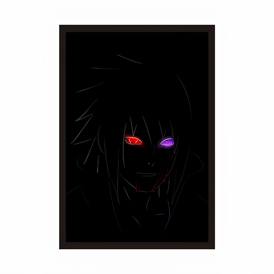 Sasuke Uchiha Framed Illustration Poster