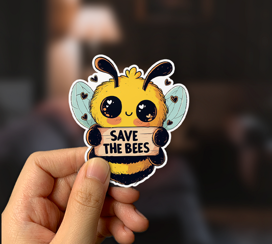 Save The Bees Sticker