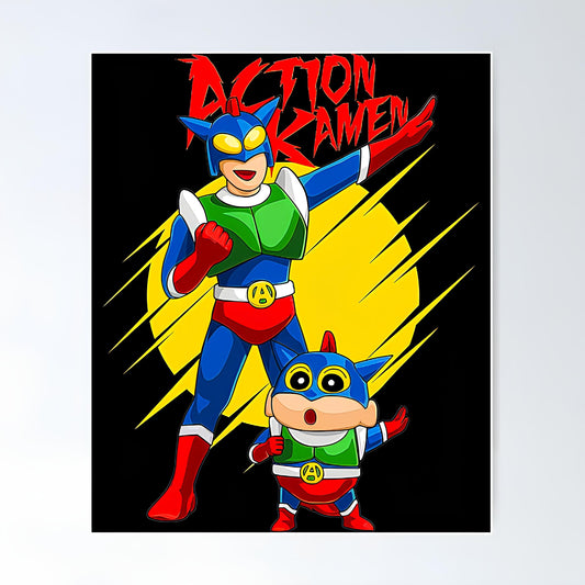 Shin chan Metal Poster-16