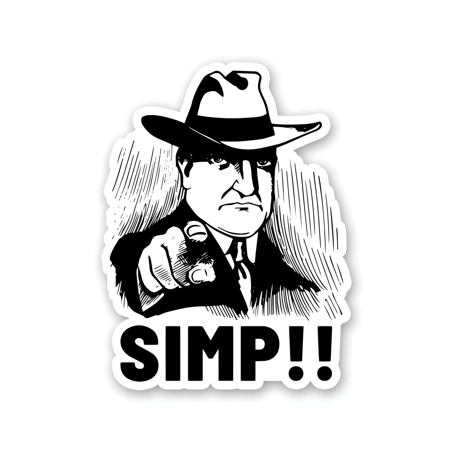 Simp sticker