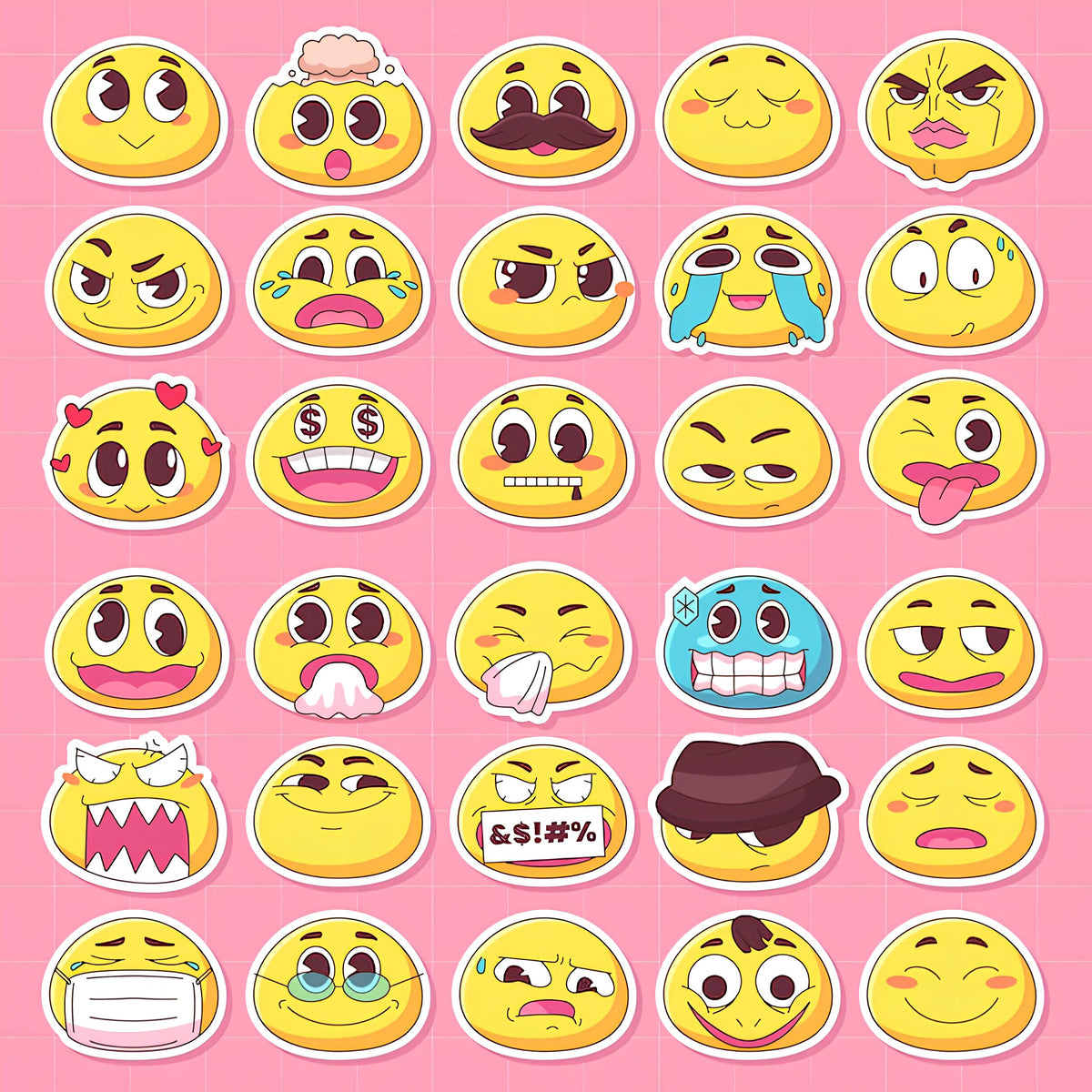 Sticker Rire Smile Sticker-22 – Inkyprinty.in