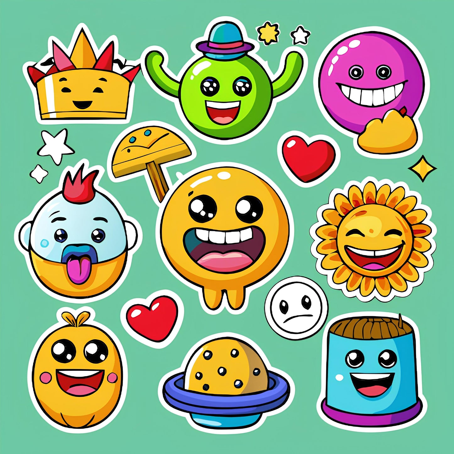 Smile Sticker-24