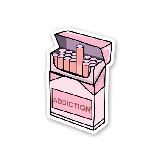 Smoking addiction sticker