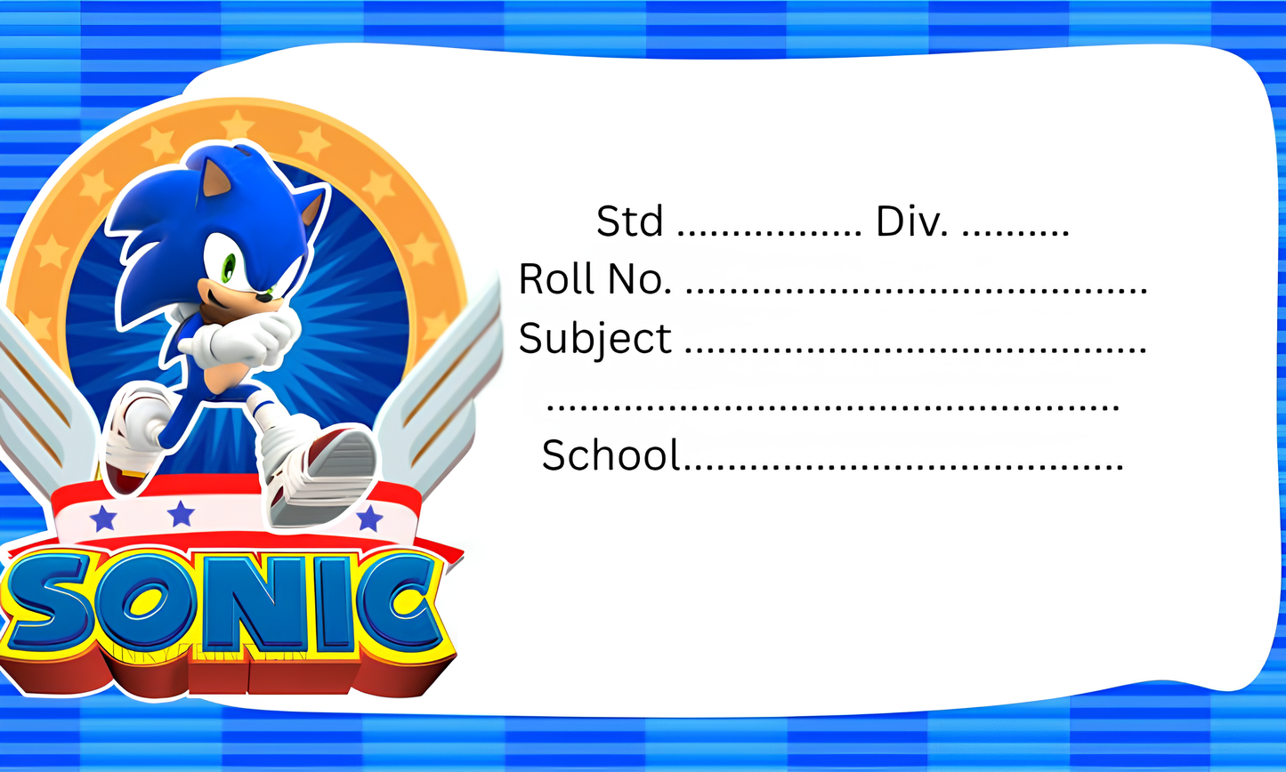 Sonic Name slip-38
