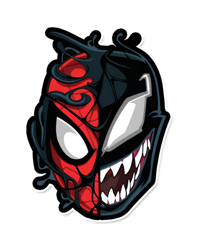 Spider-Man Venom Split - Marvel Official Sticker