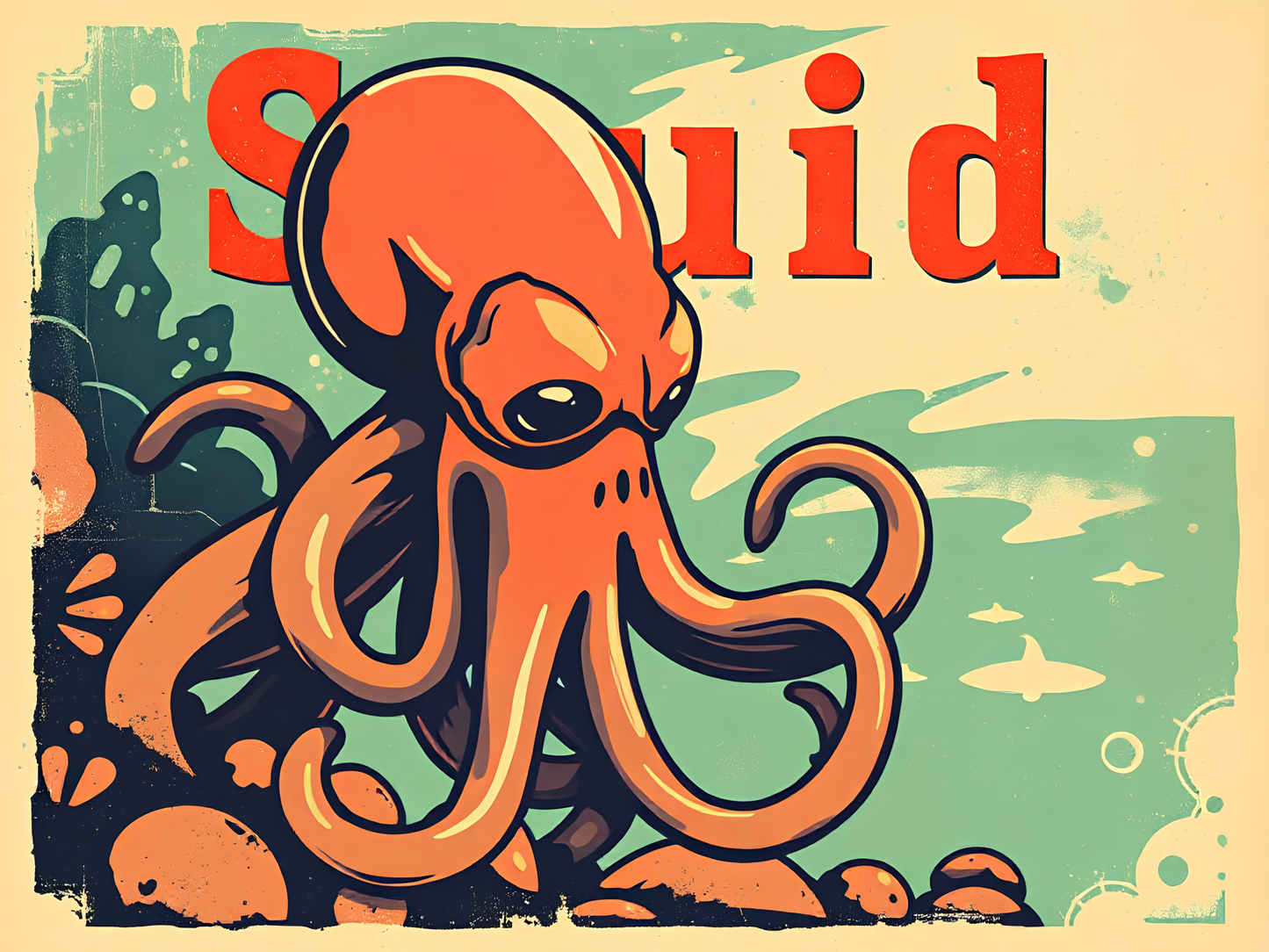 Squid Poster