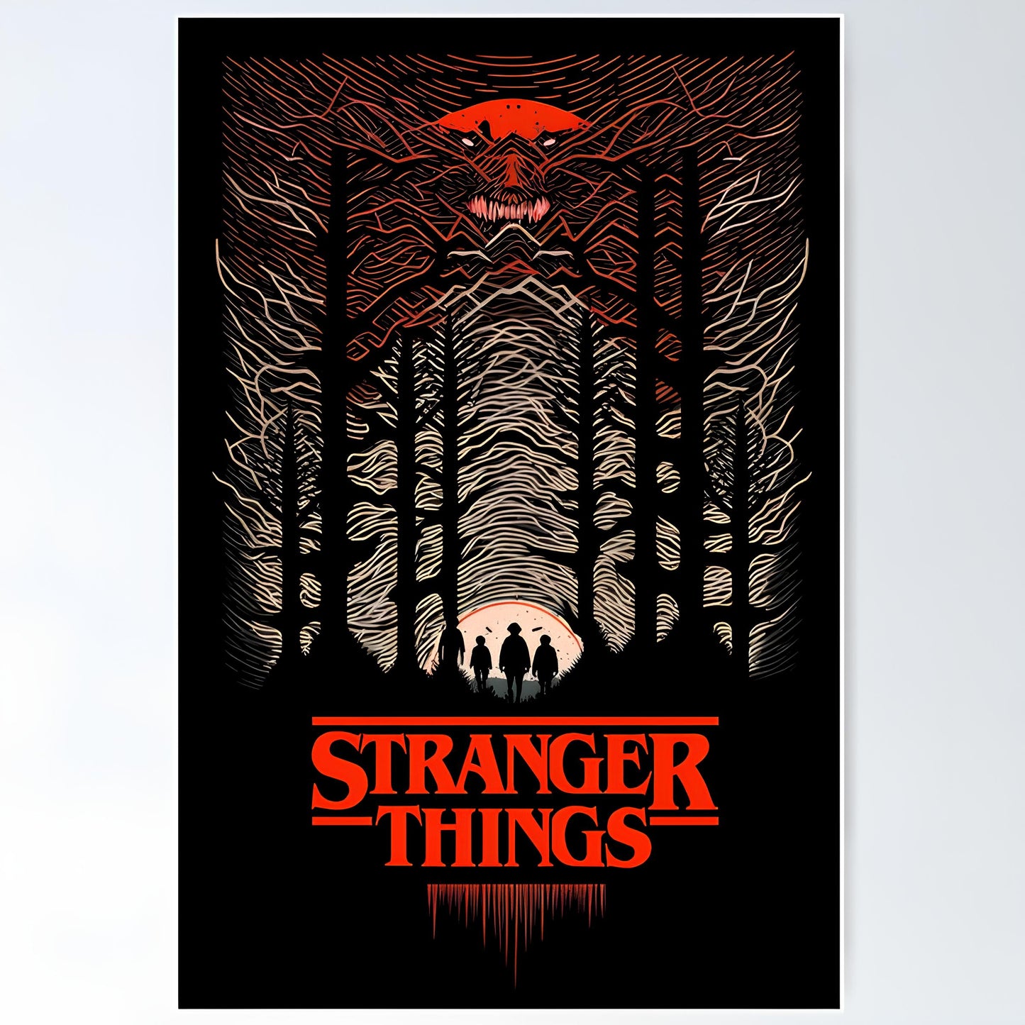 Stranger Things Metal Poster-10