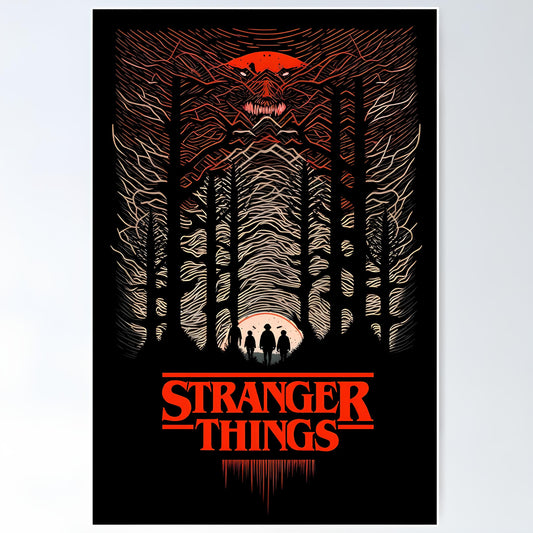Stranger Things Metal Poster-10