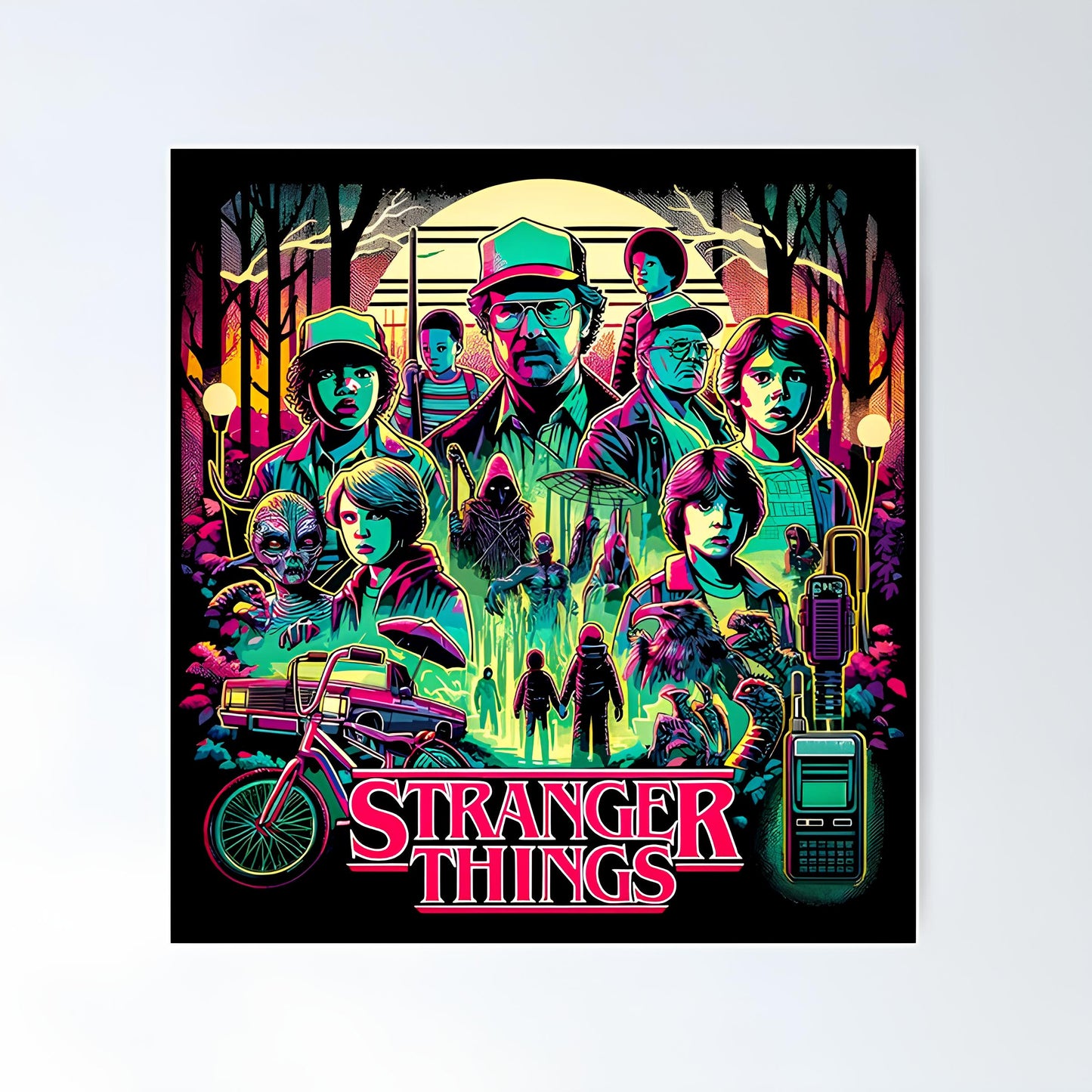 Stranger Things Metal Poster-19