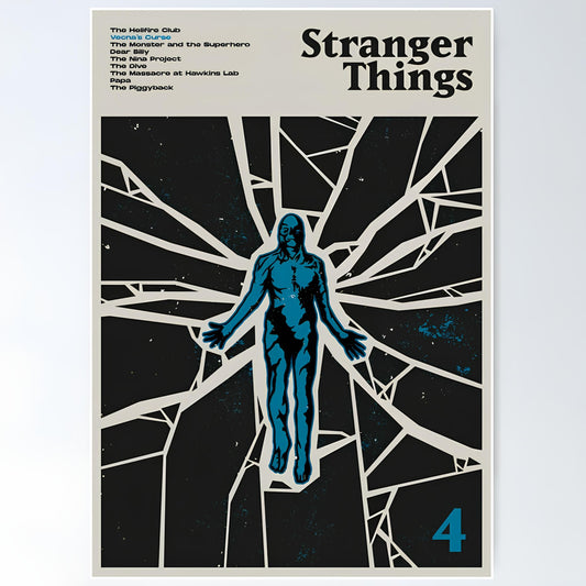 Stranger Things Metal Poster-2