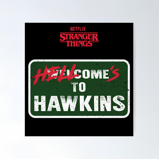Stranger Things Metal Poster-38