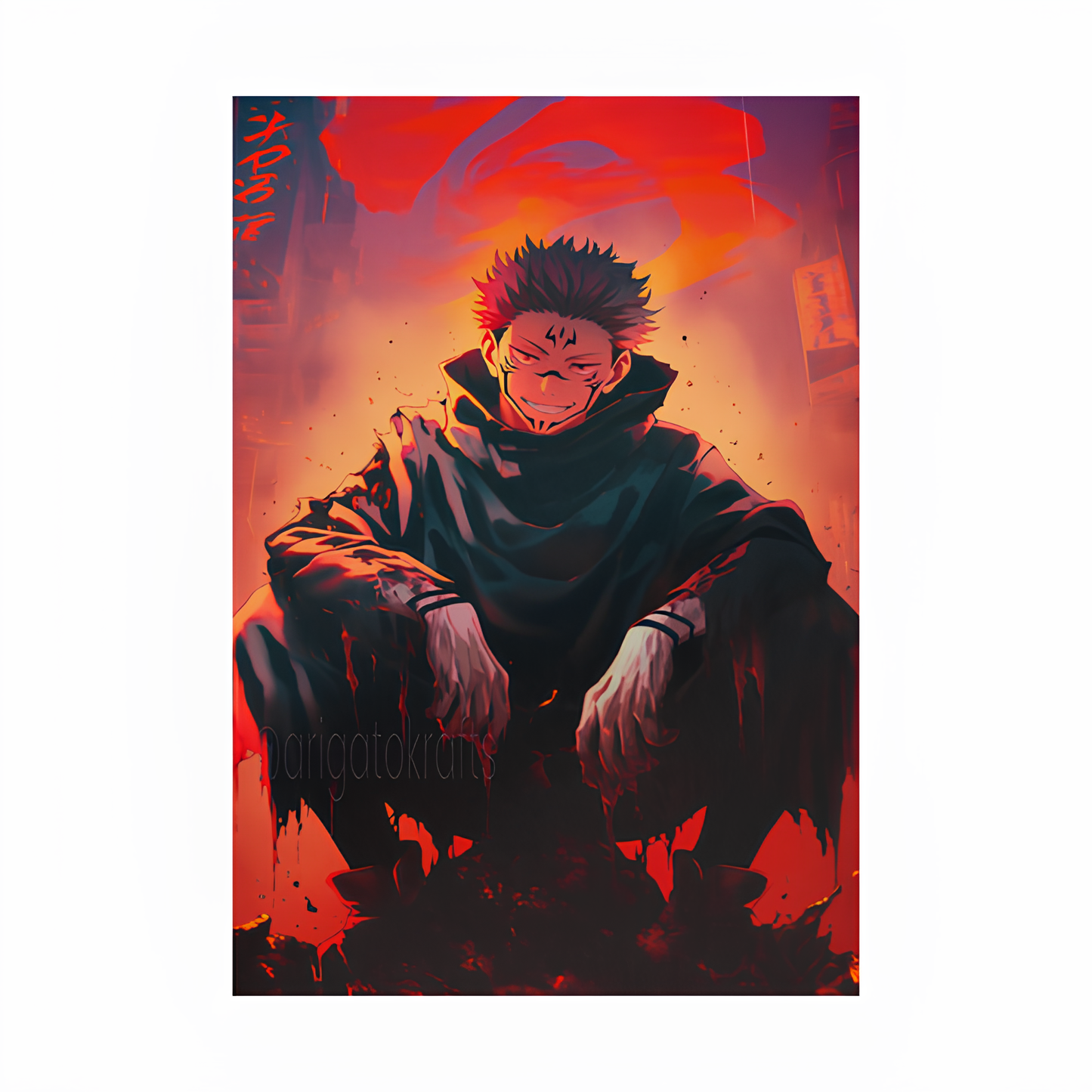 Sukuna Custom Artwork Poster