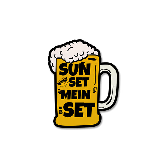 Sunset mein bhi set sticker