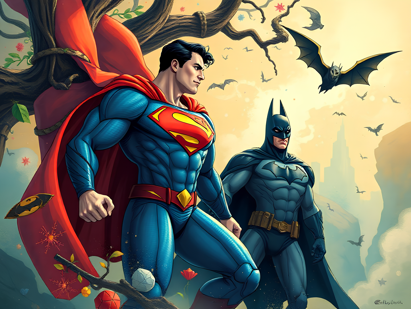 Superman Vs Batman Poster