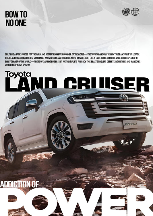 TOYOTA LAND CRUISER POSTER