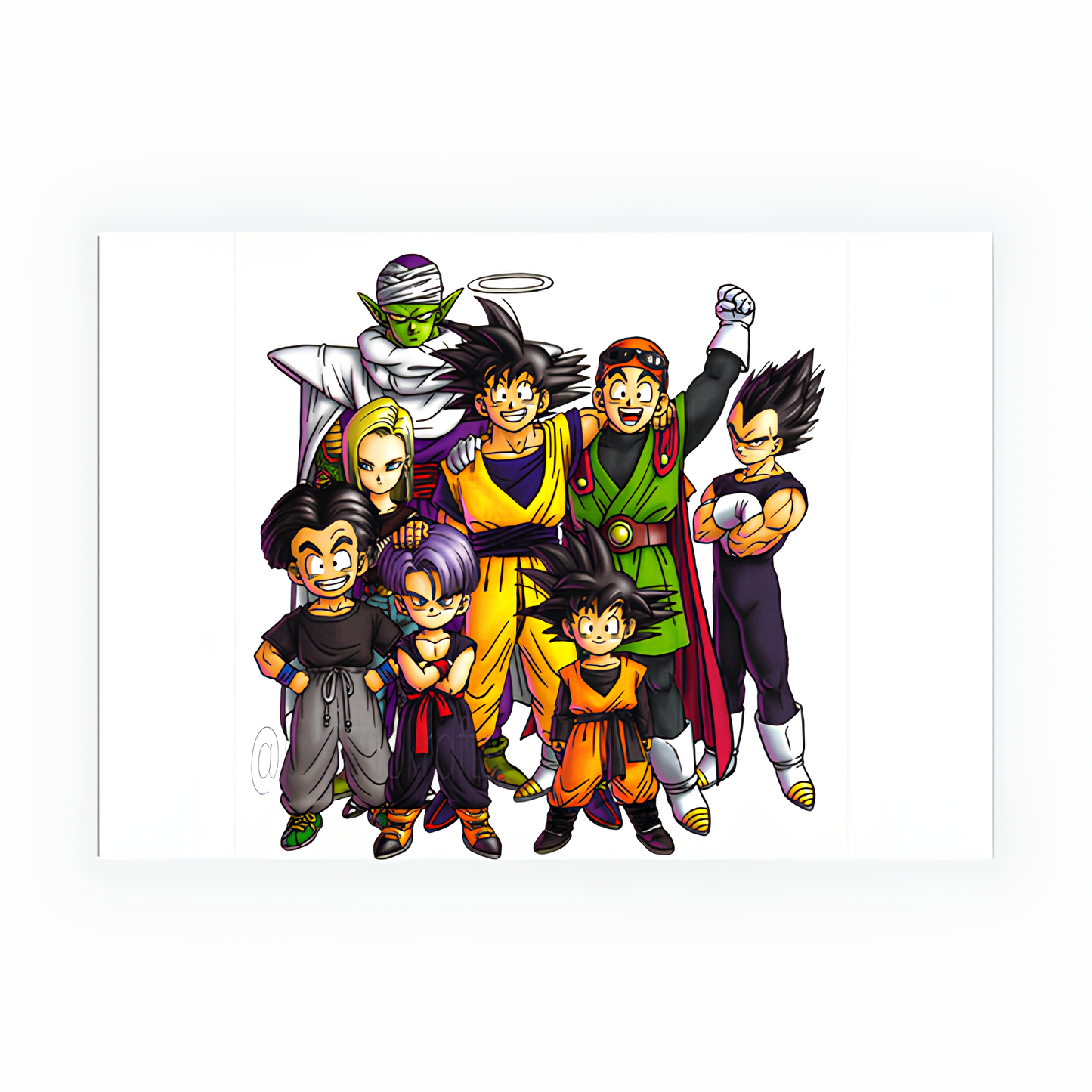 Team DBZ Minimalistic Poster