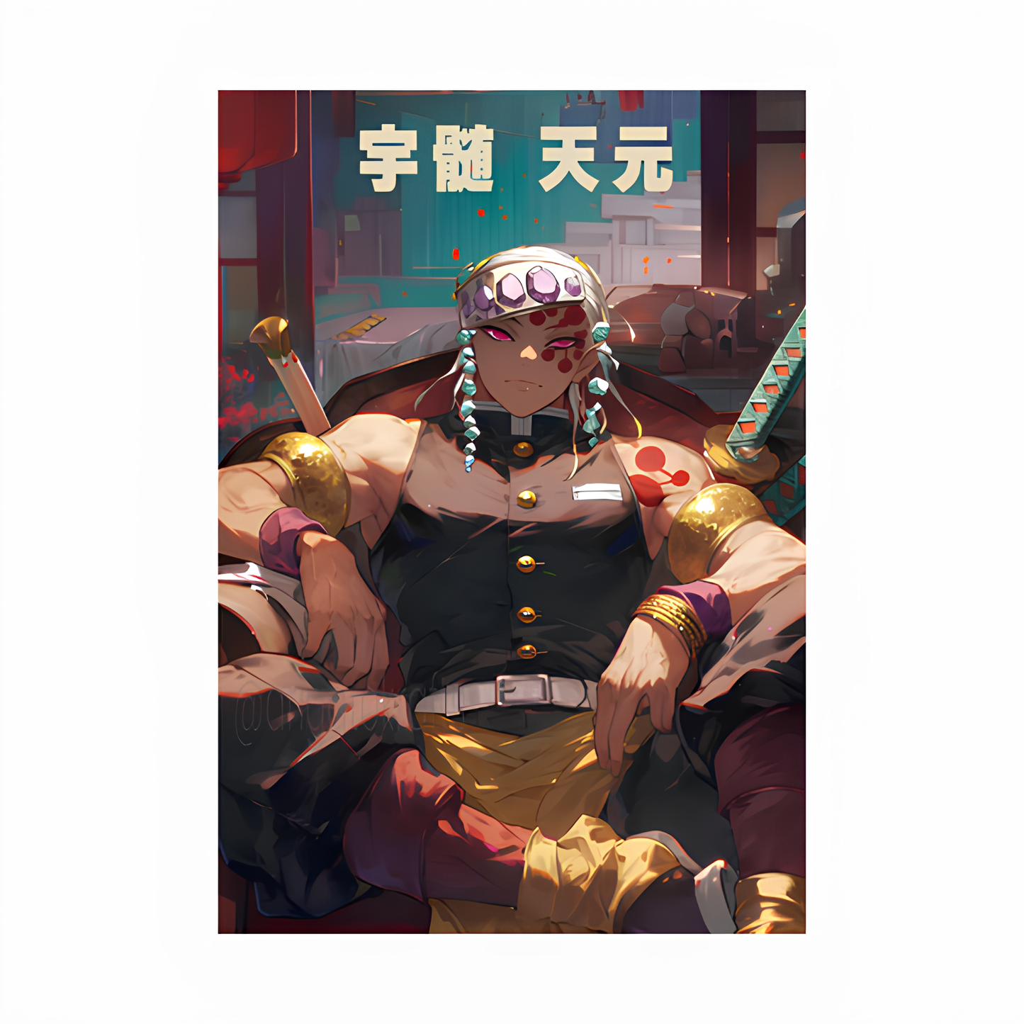 Tengen Uzui Custom Potrait Poster