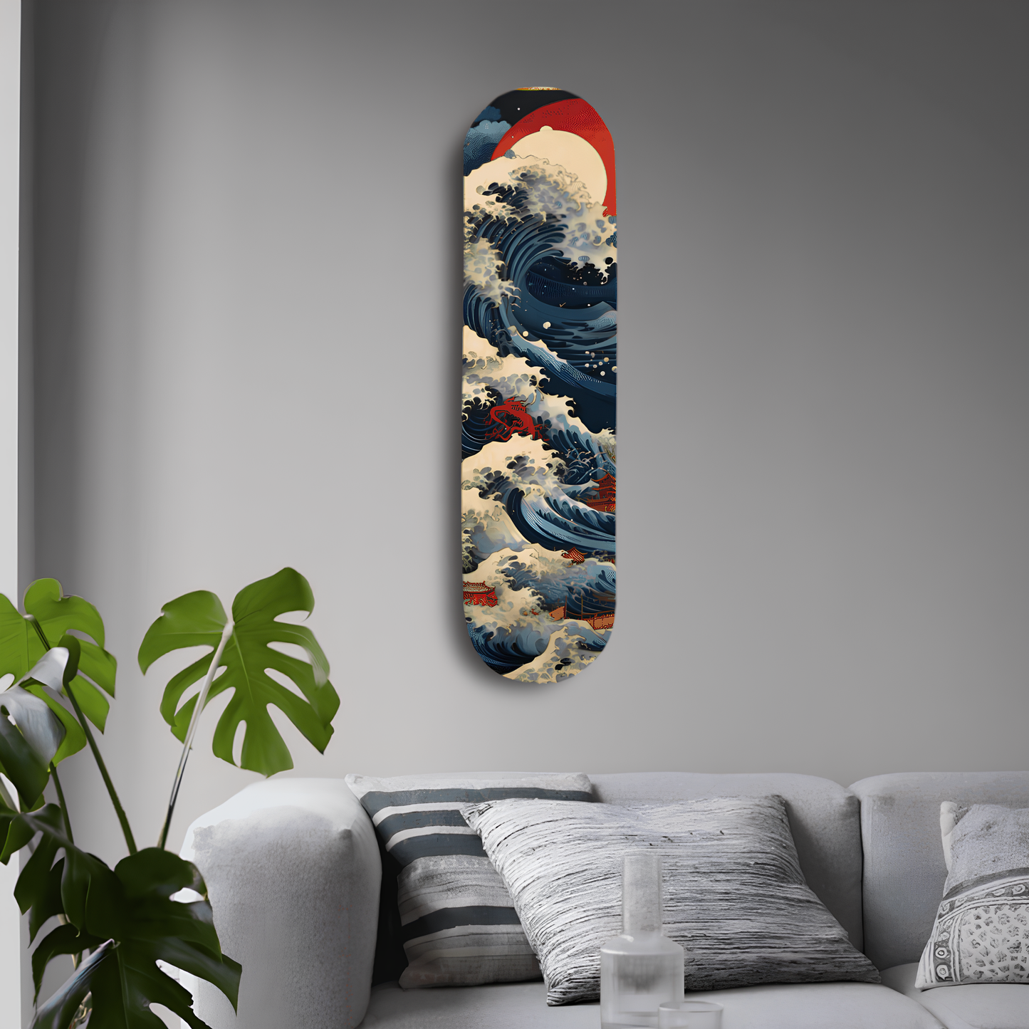 The Great Wave Skateboard Deck