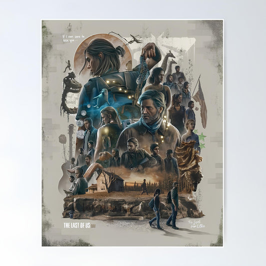 The Last Of Us Metal Poster-25