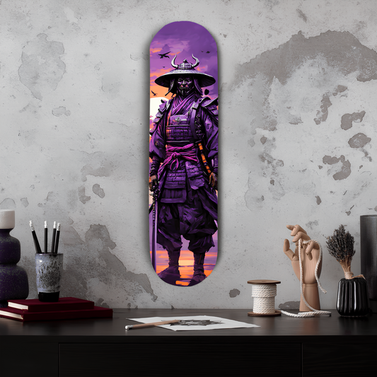 The Samurai Skateboard Deck