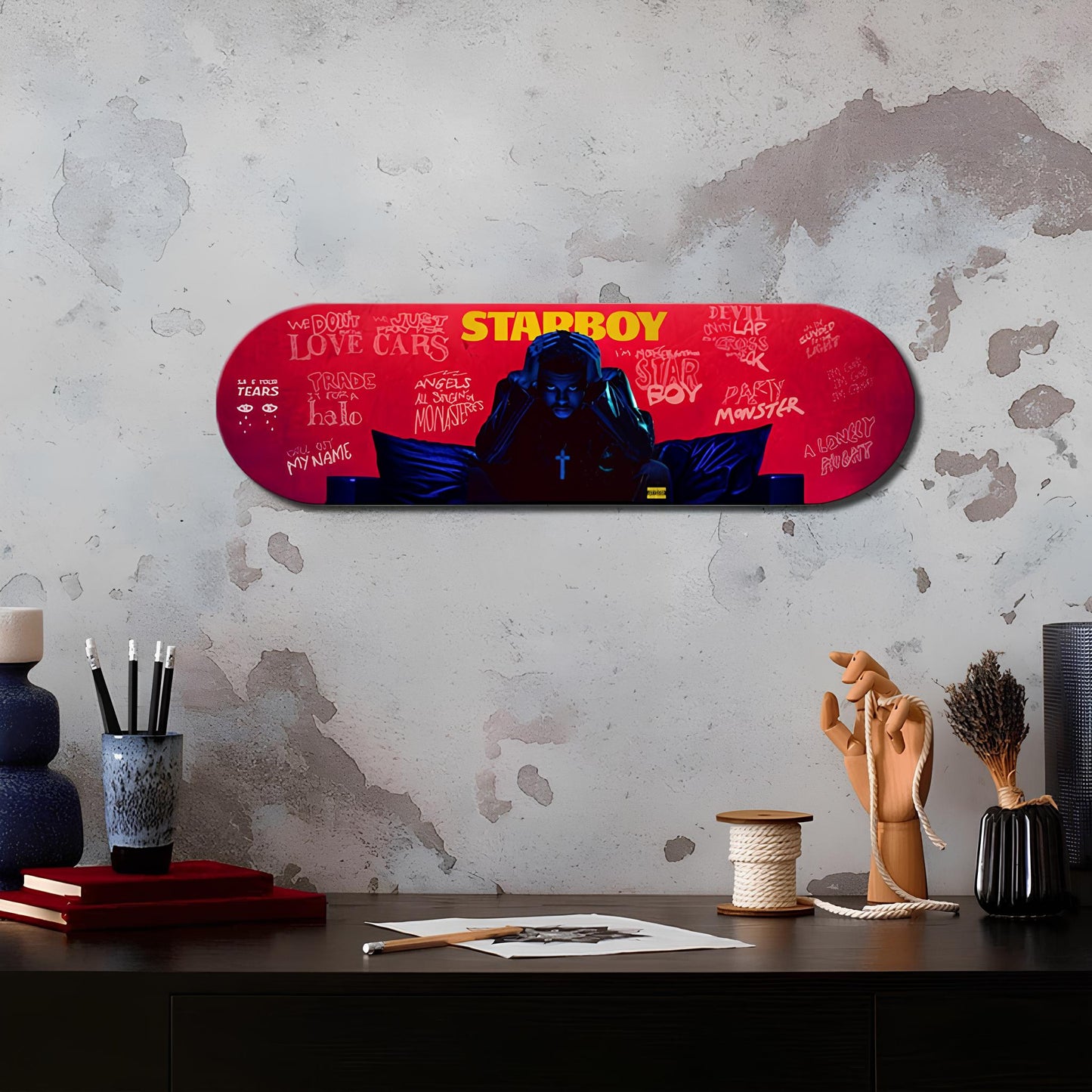 The Weeknd - Starboy Skateboard Deck