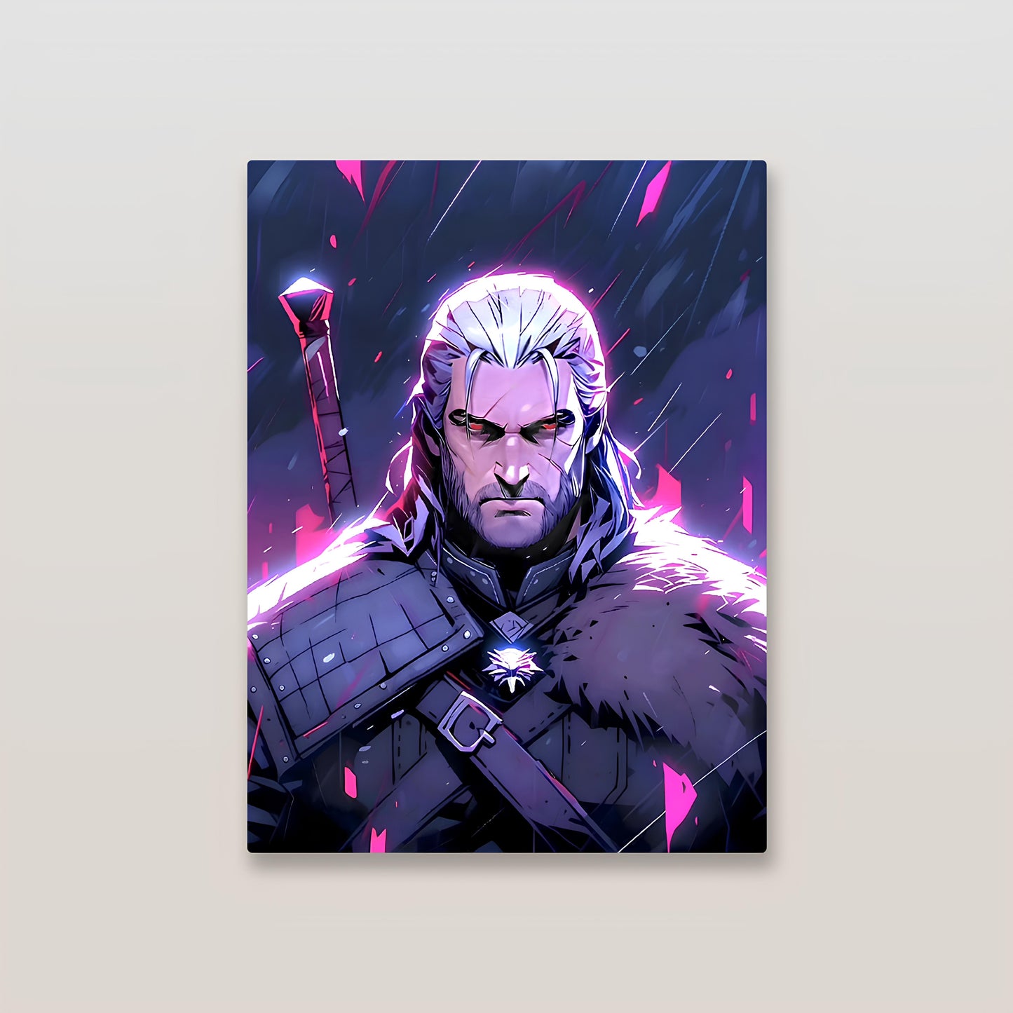 The Witcher Metal Poster-4