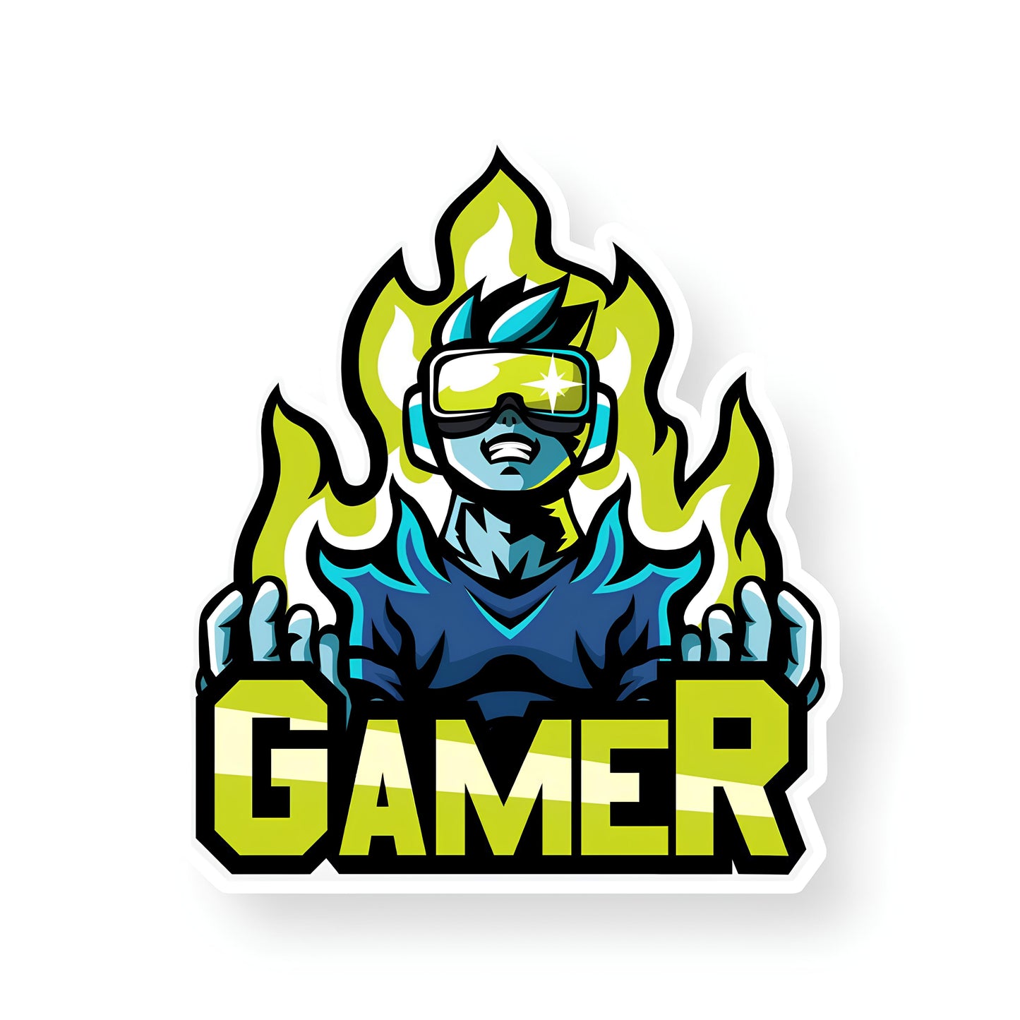 The gamer sticker