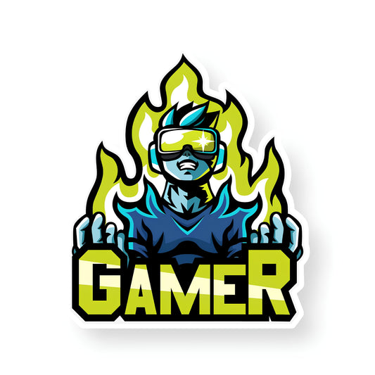 The gamer sticker