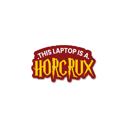 This laptop is a horcrux sticker