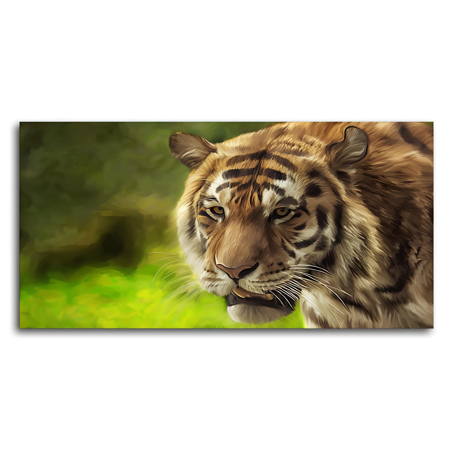 Tiger in Forest Premium Wall Painting