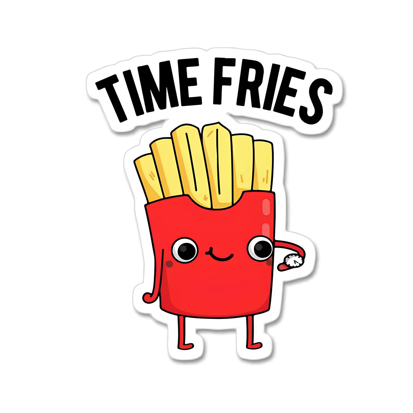 Time fries sticker