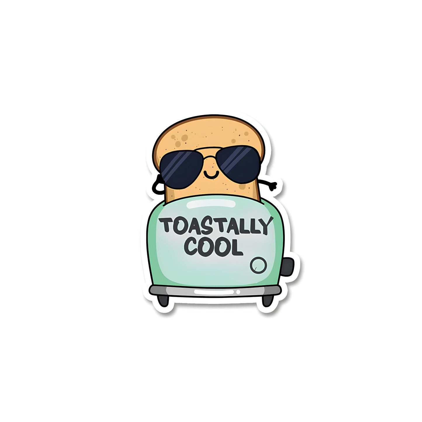 Toastally Cool Sticker