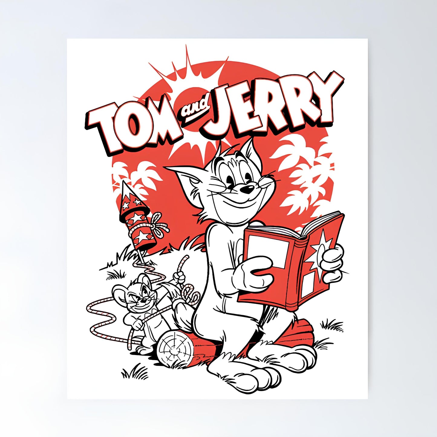 Tom And Jerry Metal Poster-17