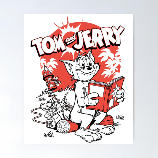 Tom And Jerry Metal Poster-17