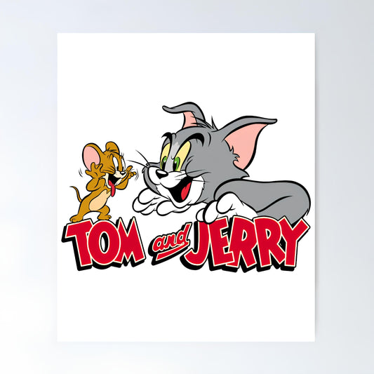 Tom And Jerry Metal Poster-2