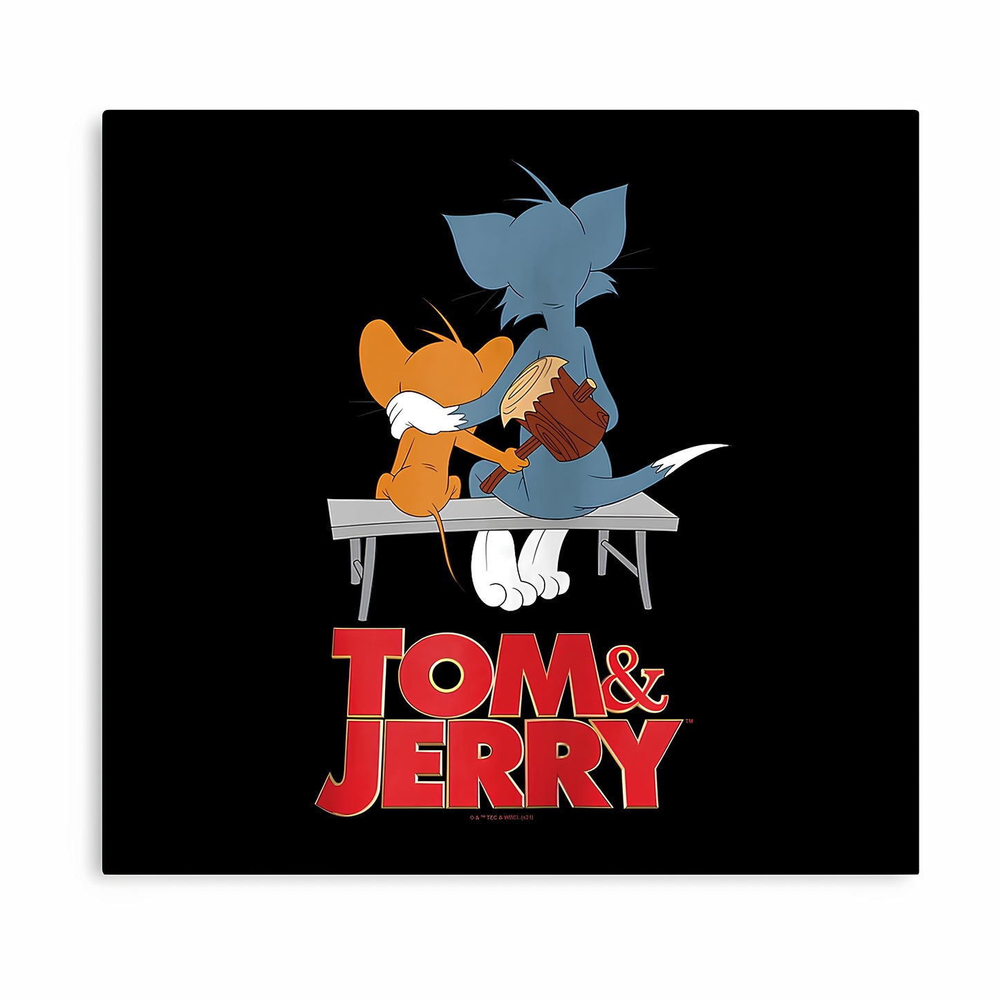 Tom And Jerry Metal Poster-22