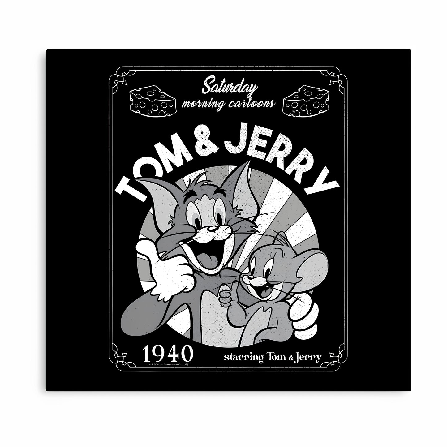 Tom And Jerry Metal Poster-25