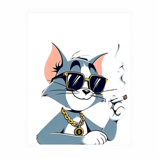 Tom And Jerry Metal Poster-30