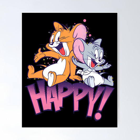 Tom And Jerry Metal Poster-33