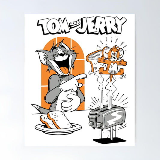 Tom And Jerry Metal Poster-36