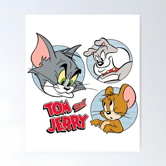 Tom And Jerry Metal Poster-4