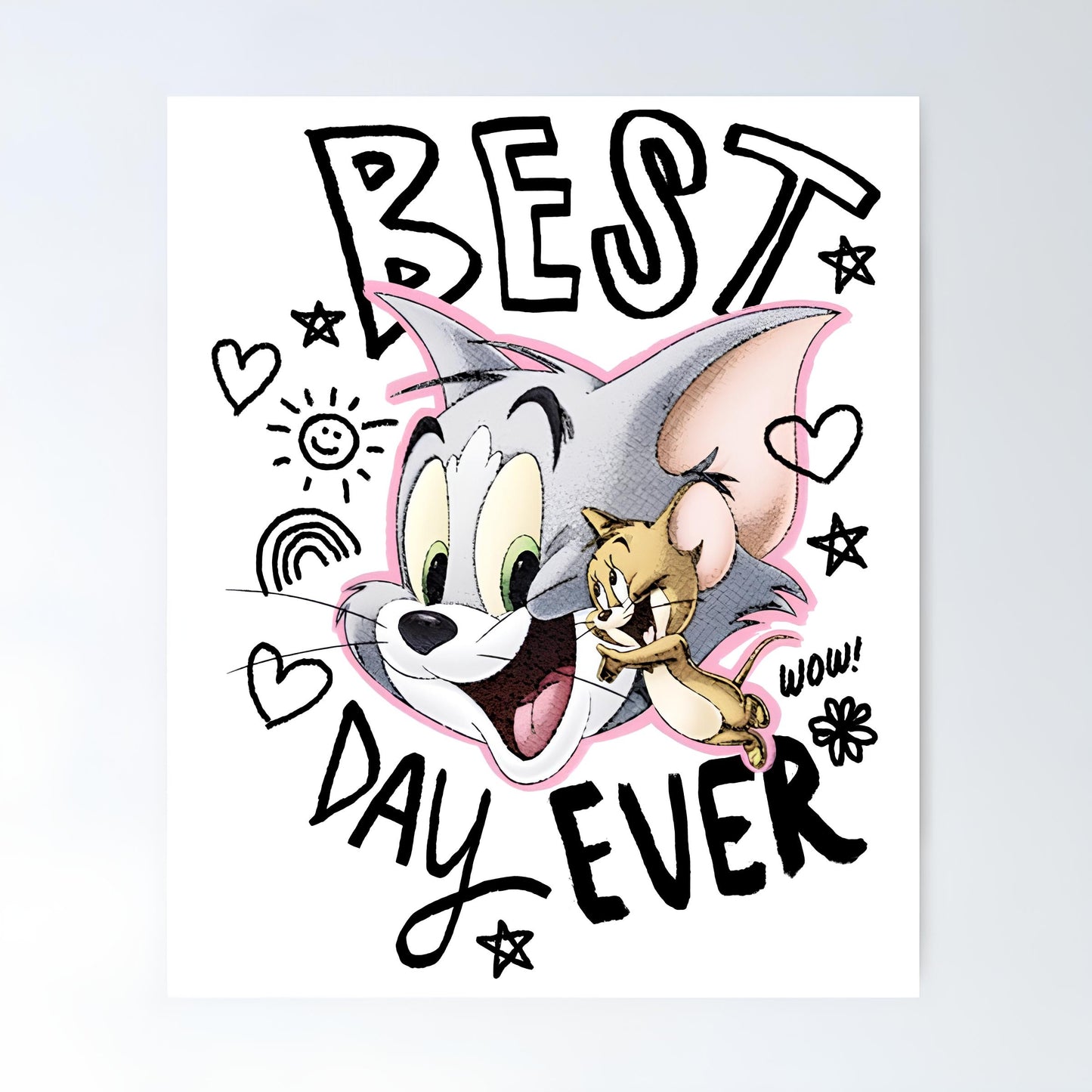 Tom And Jerry Metal Poster-43