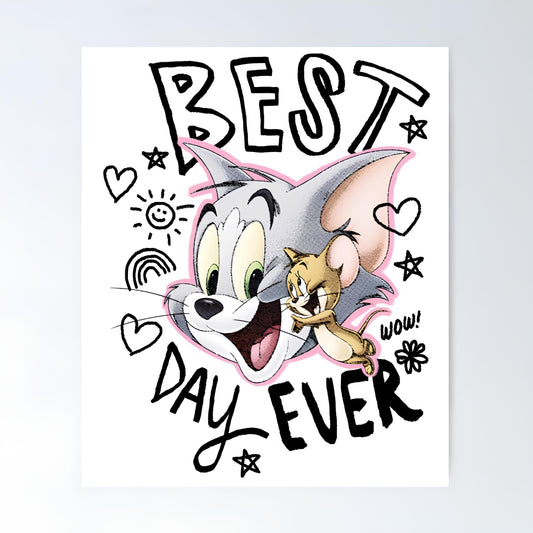 Tom And Jerry Metal Poster-43