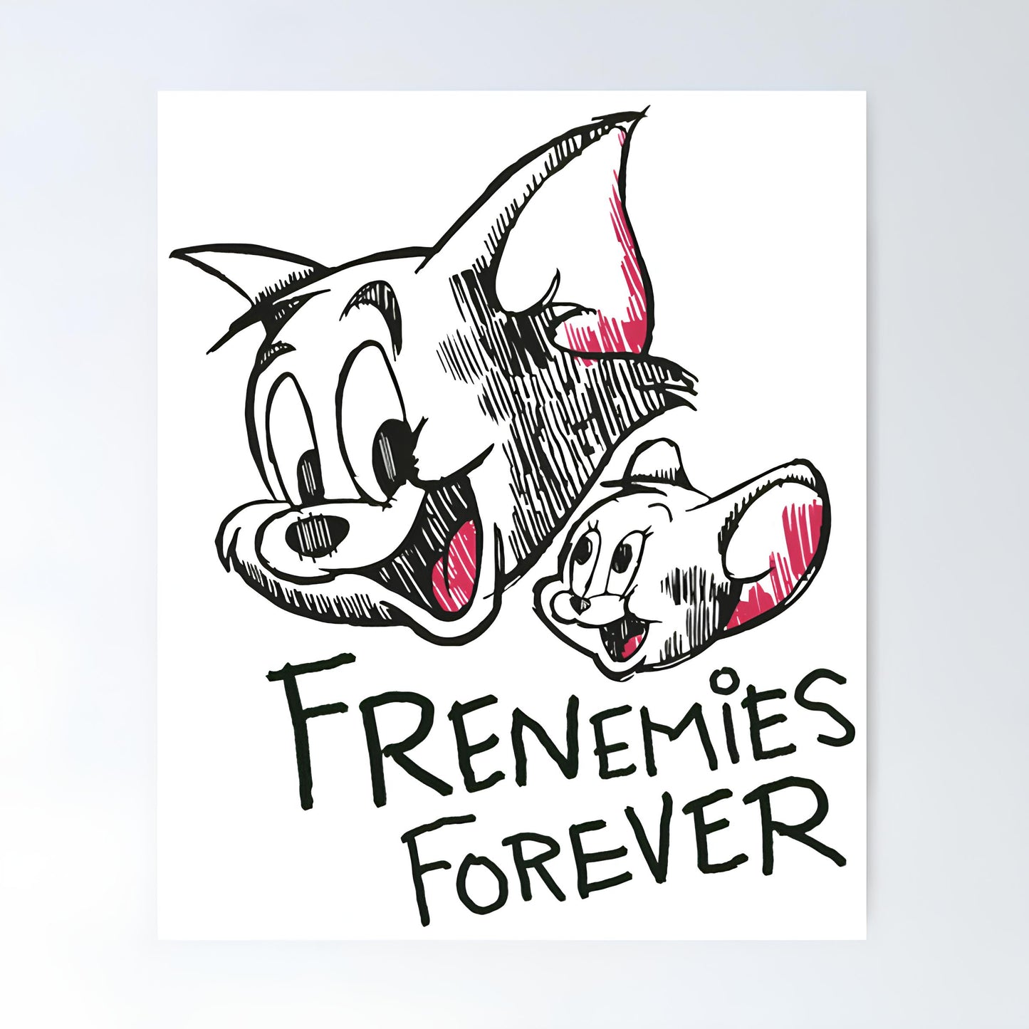 Tom And Jerry Metal Poster-44