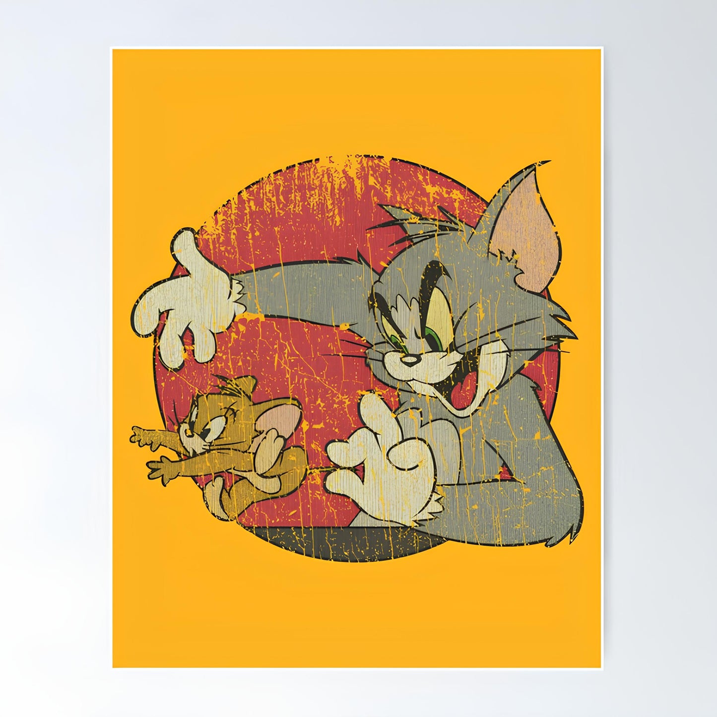 Tom And Jerry Metal Poster-46