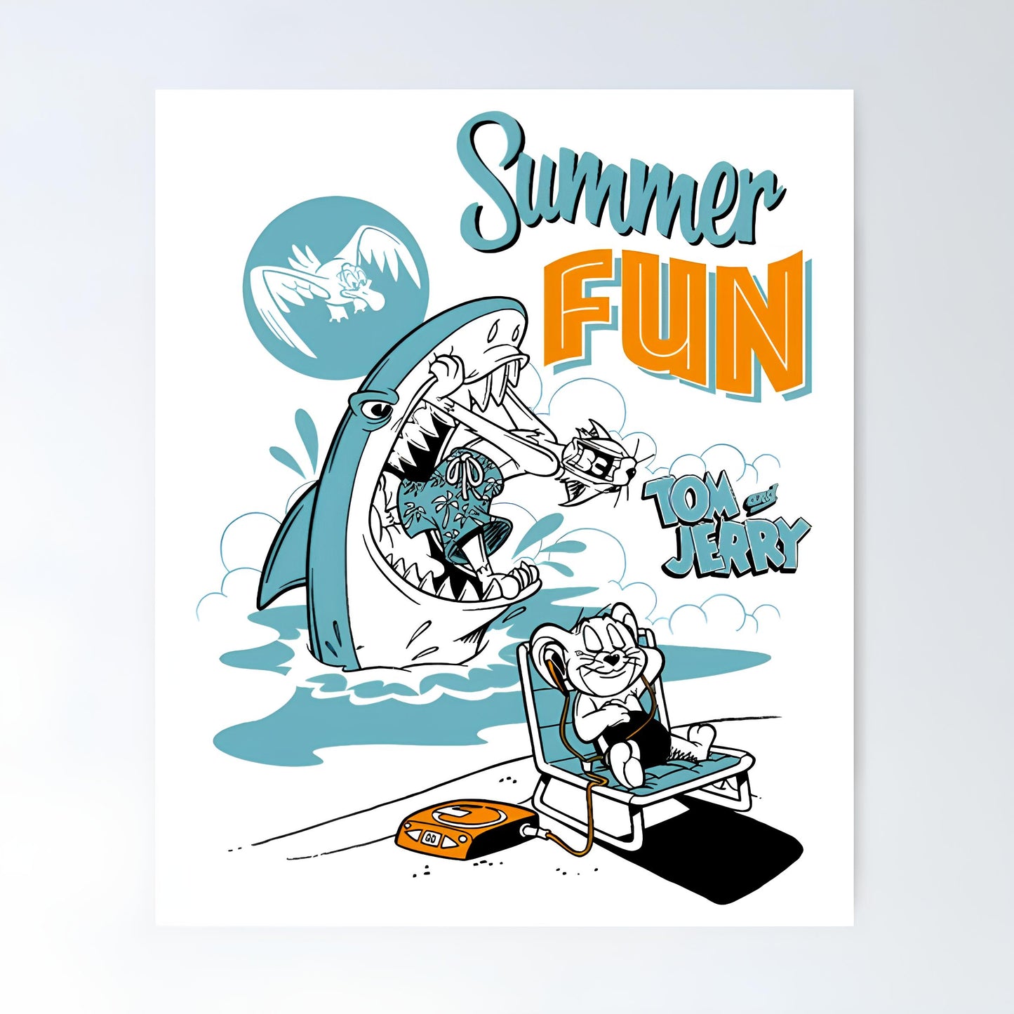 Tom And Jerry Metal Poster-48