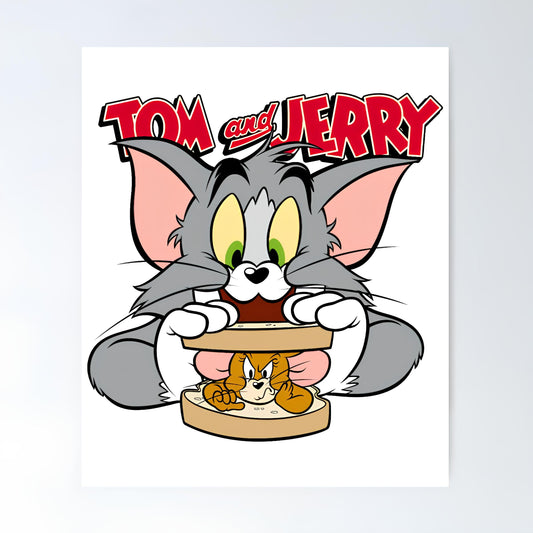 Tom And Jerry Metal Poster-6