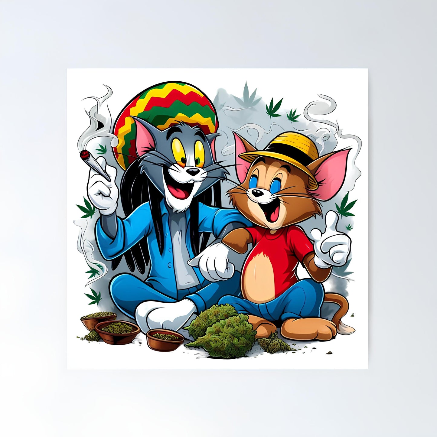 Tom And Jerry Metal Poster-61